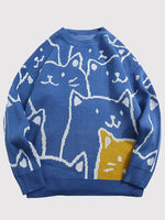 Cargar imagen en el visor de la galería, Jersey Japonés Caricatura Gatos 'Ginza'
