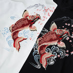Cargar imagen en el visor de la galería, Sudadera Japonesa Carpa Koi 'Kuro'
