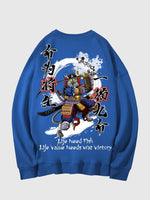 Cargar imagen en el visor de la galería, Sudadera Japonesa Gato Samurái 'Kagawa'
