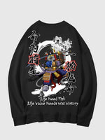 Cargar imagen en el visor de la galería, Sudadera Japonesa Gato Samurái 'Kagawa'
