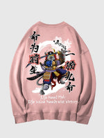 Cargar imagen en el visor de la galería, Sudadera Japonesa Gato Samurái 'Kagawa'
