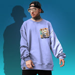 Cargar imagen en el visor de la galería, Sudadera Japonesa Gato Zombie 'Kanagawa'
