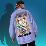 Cargar imagen en el visor de la galería, Sudadera Japonesa Gato Zombie 'Kanagawa'
