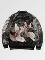 Cargar imagen en el visor de la galería, Sukajan Bordado Zorro Japonés 'Kitsune'
