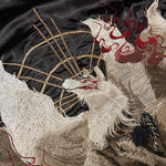 Cargar imagen en el visor de la galería, Sukajan Bordado Zorro Japonés 'Kitsune'
