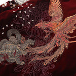 Cargar imagen en el visor de la galería, Sukajan Jacket Phoenix Rojo 'Yamaguchi'
