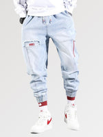 Cargar imagen en el visor de la galería, Vaqueros Azules Anchos Streetwear Hombre 'Matsumoto'
