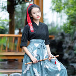 Cargar imagen en el visor de la galería, Vestido Tradicional 'Grulla de Japón'
